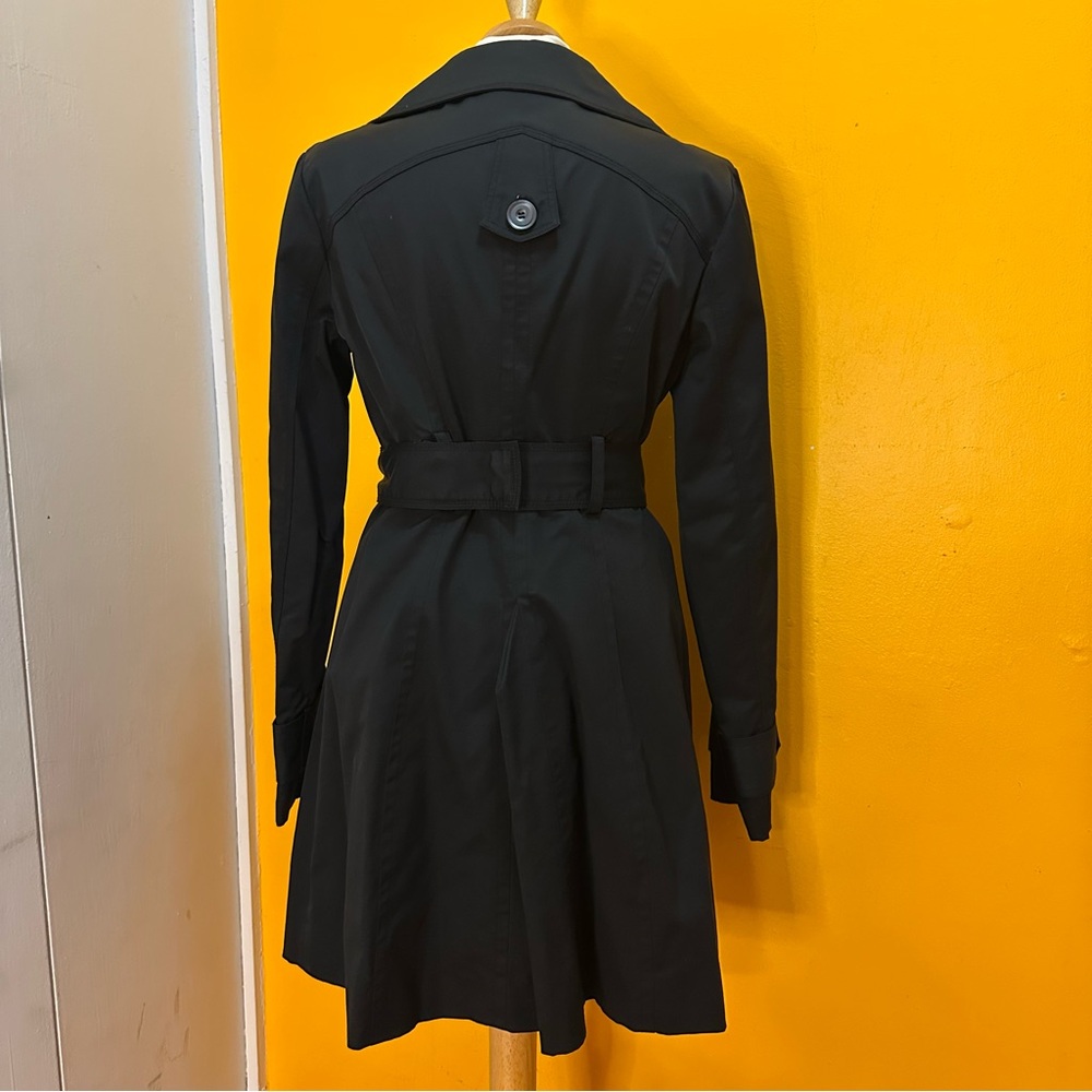 Sugarfly Black Lightweight Trench Coat - Size Medium - Picture 4 of 4
